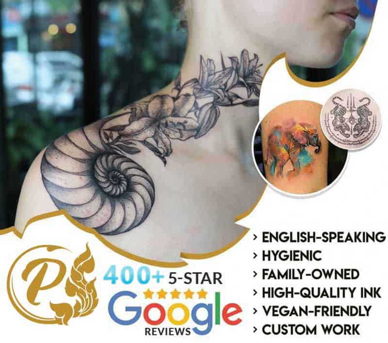 Panumart Tattoo Chiang Mai | Over 400 5-star Reviews
