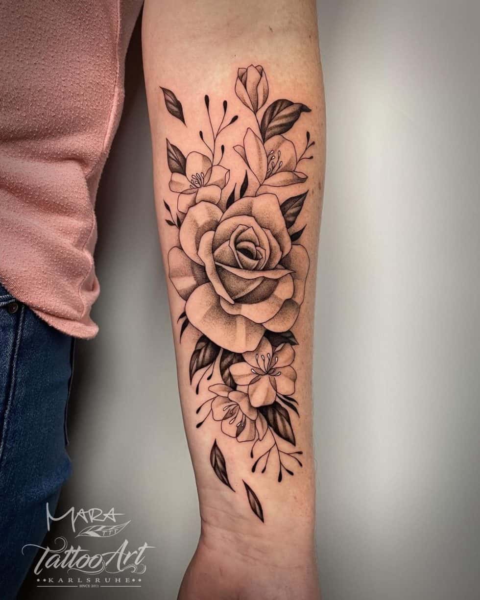 40 Awesome Rose Tattoo Ideas for Men & Women in 2023