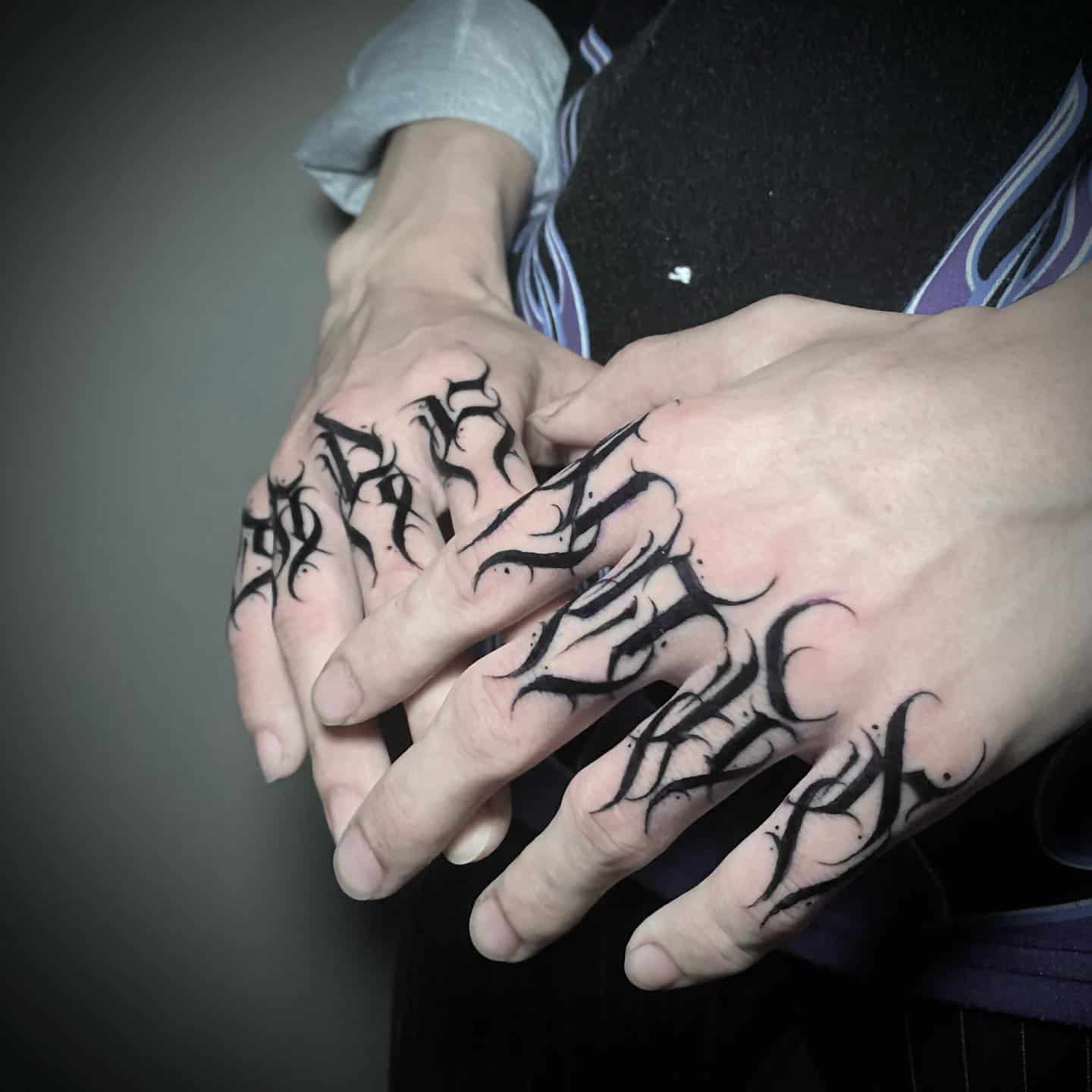 Finger Tattoo Ideas 13