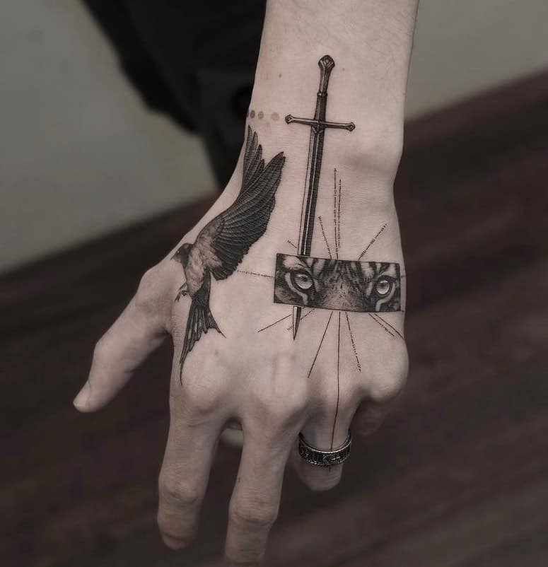 Hand Tattoo Ideas 10