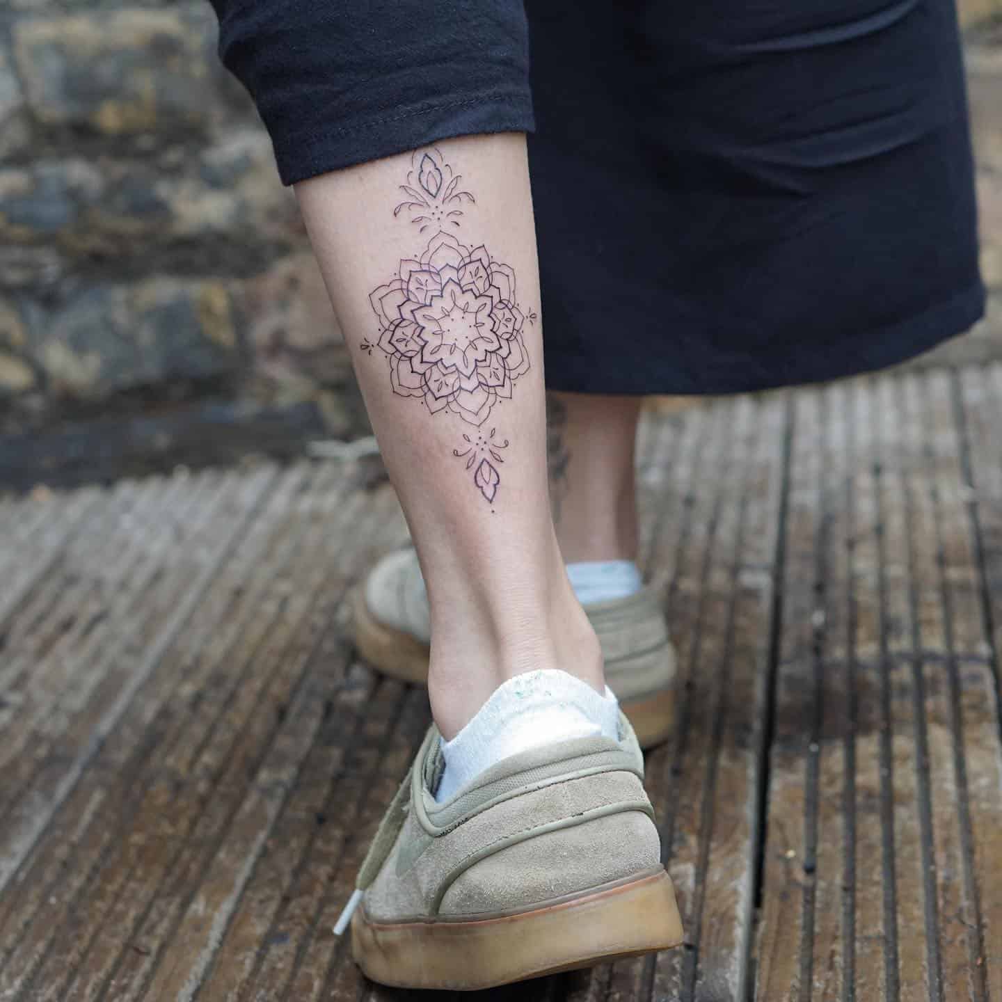 Mandala Tattoo Ideas 25