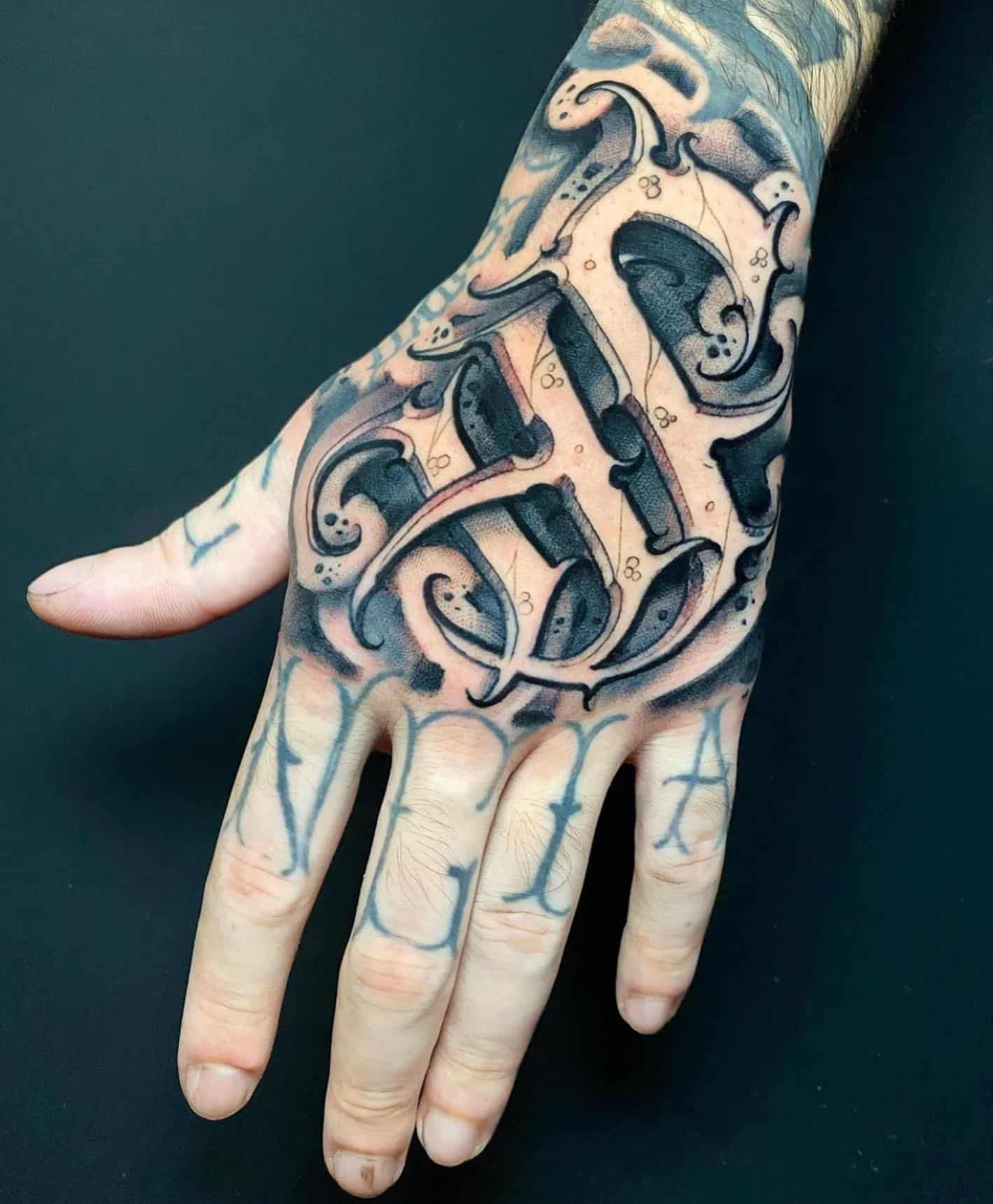 Share 99+ about cool tattoos your hand super cool .vn