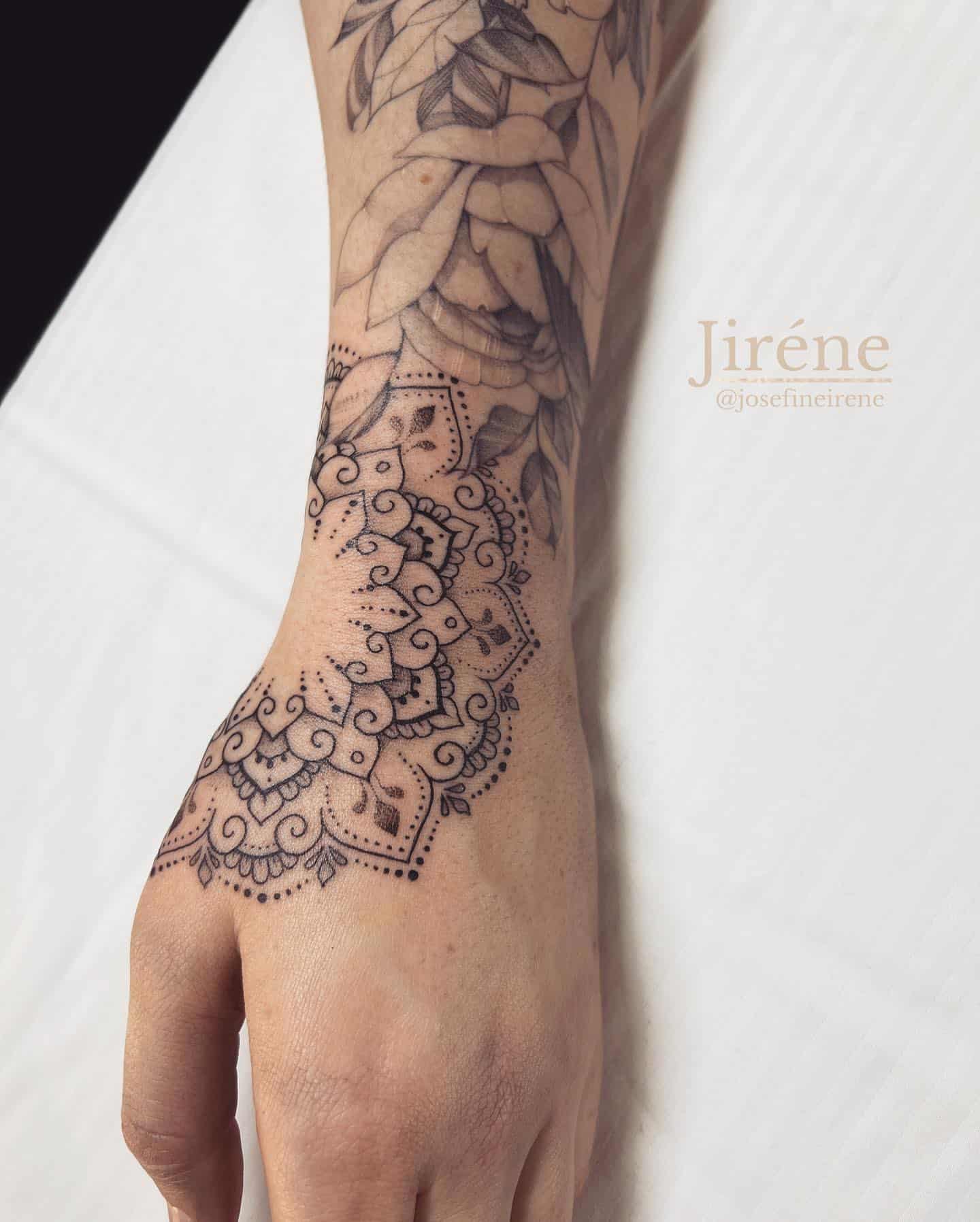 Decorative feminine forearm mandala  Old Empire Tattoo  Facebook