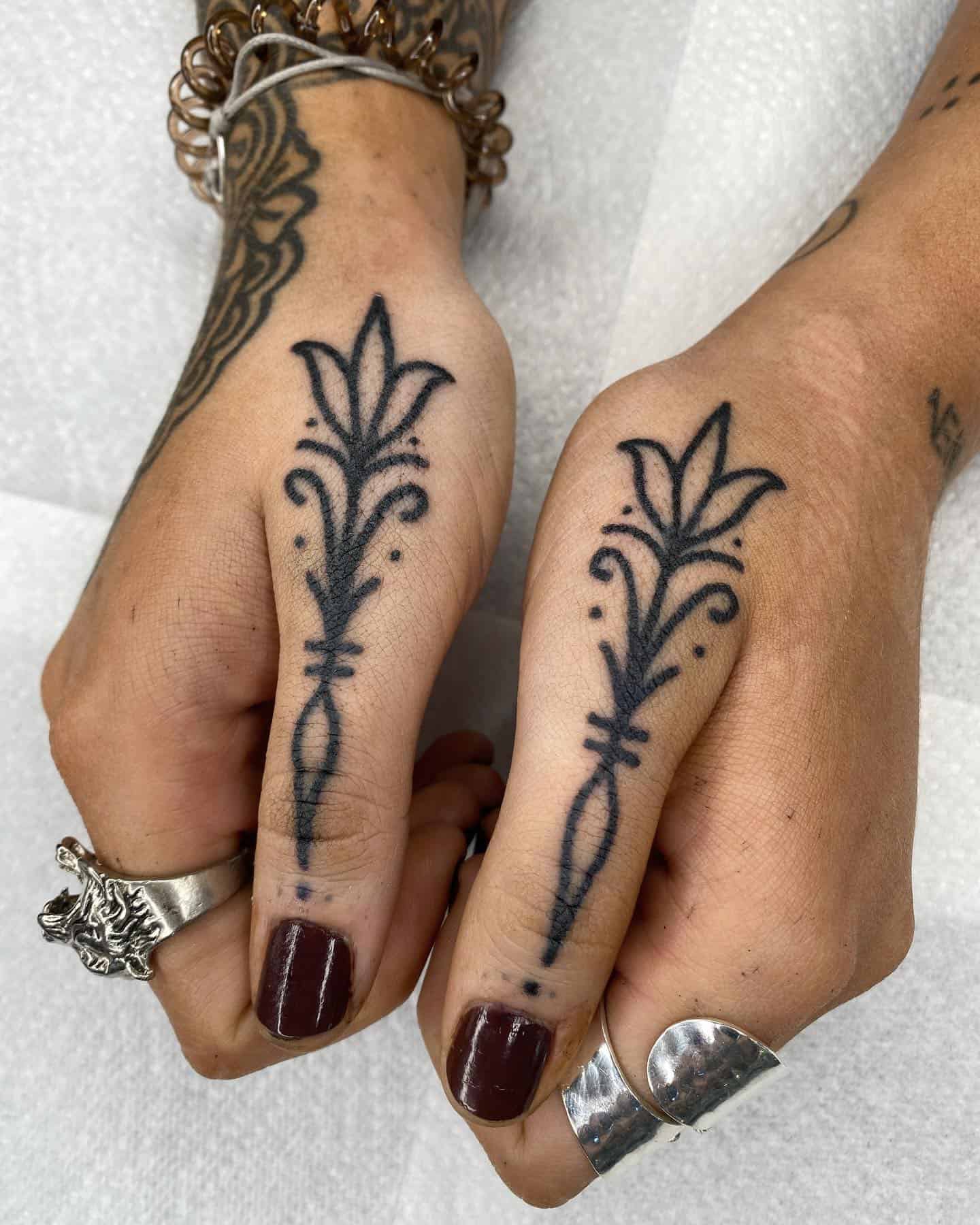 Finger Tattoo Ideas 29
