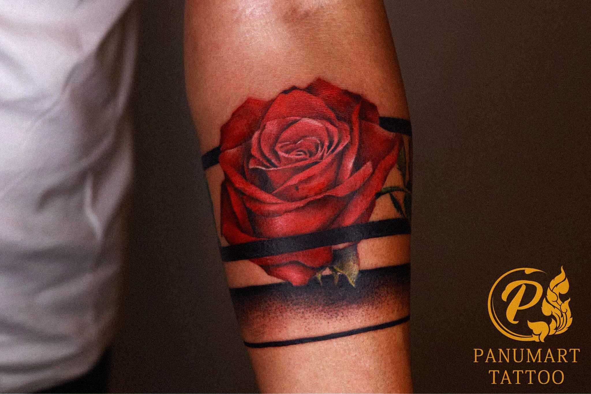 3 roses tattoo on wrist