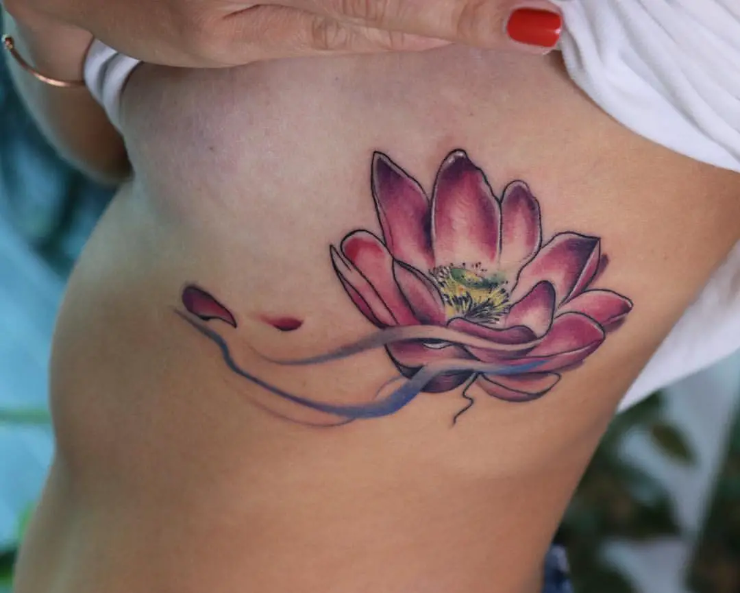 Lotus Tattoo Ideas 16