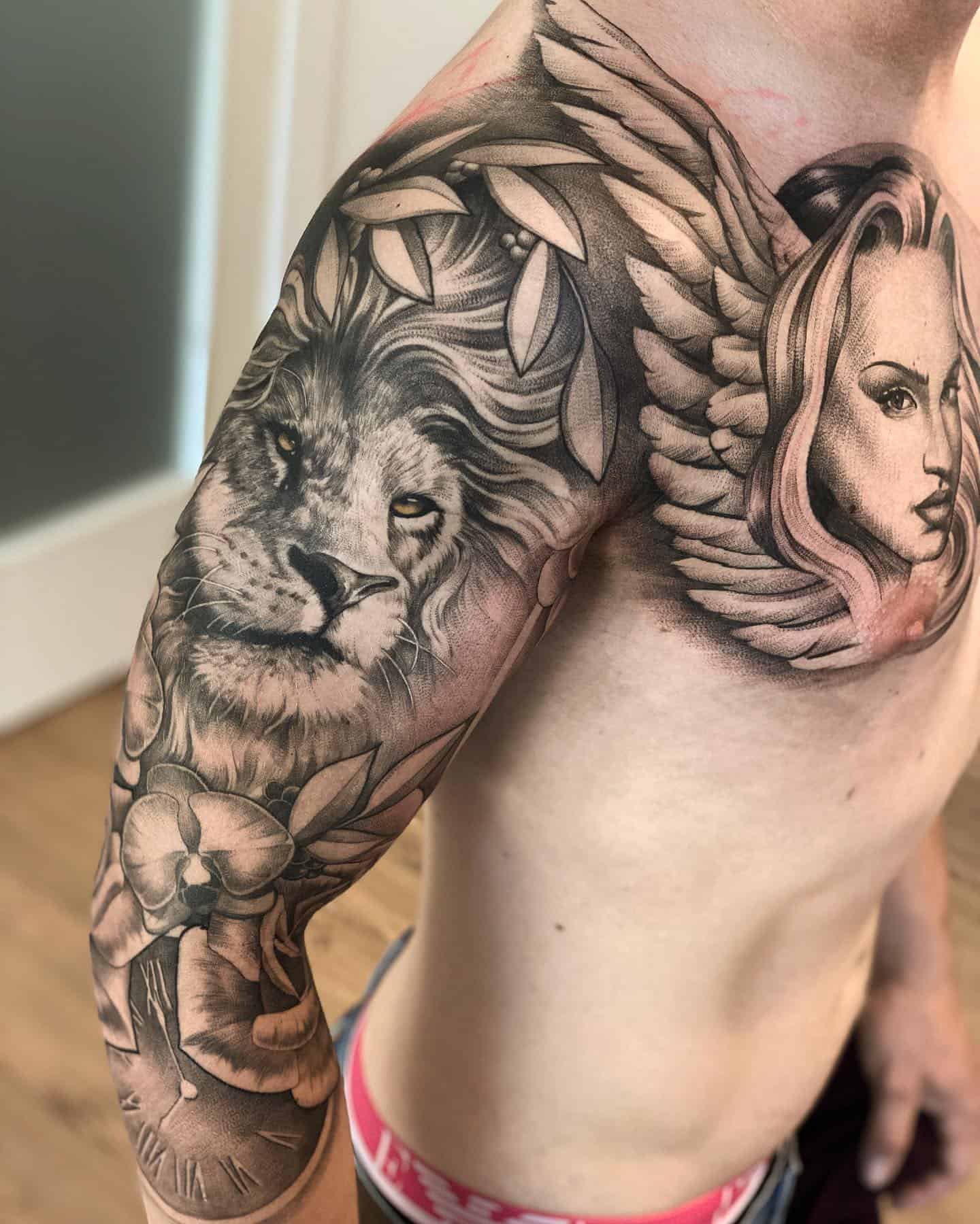 Lion Tattoo Ideas 12