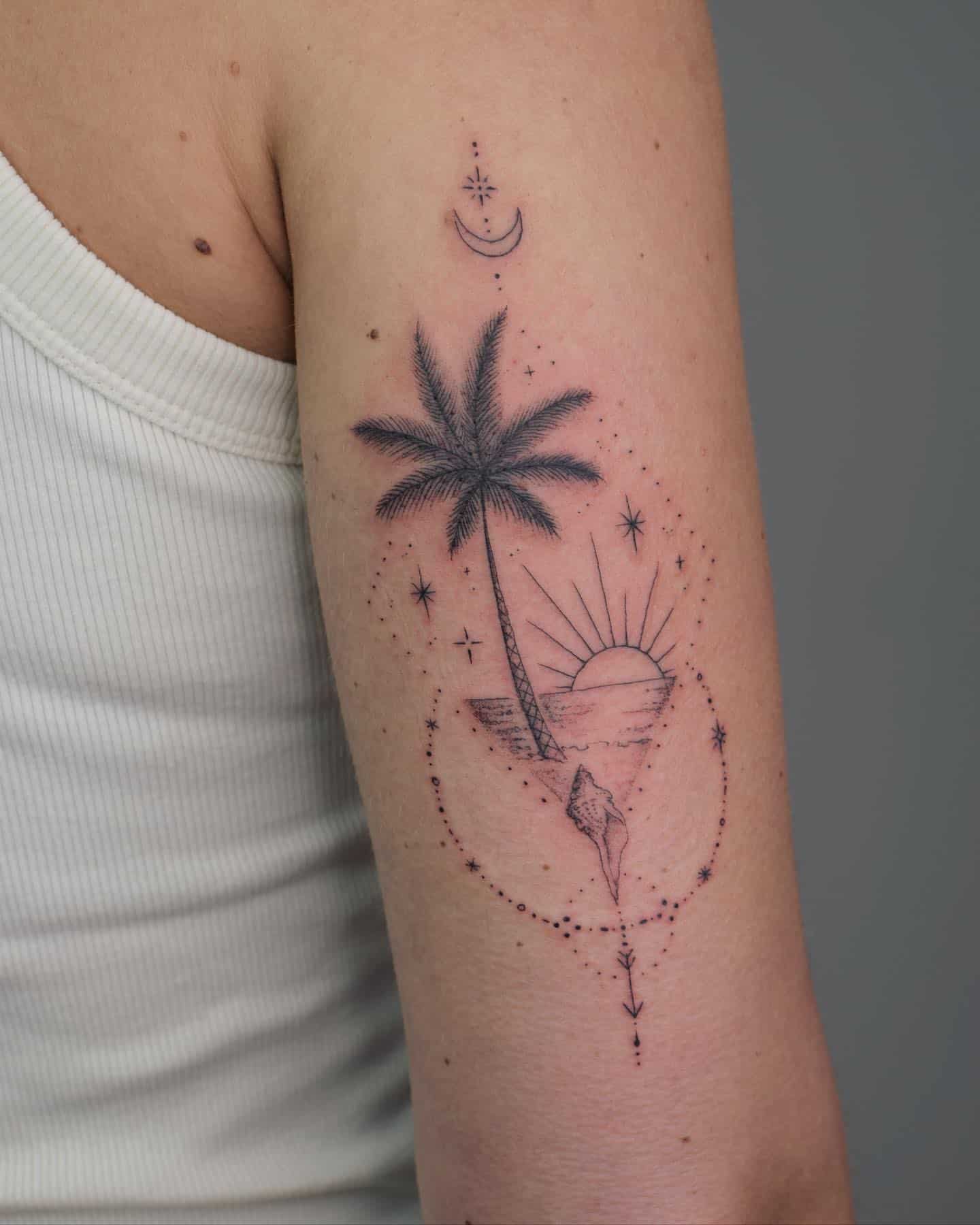 Palm Tree Tattoo Ideas 8