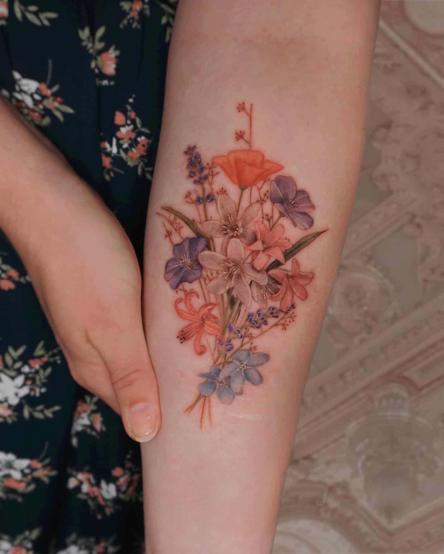 Flower Tattoo Ideas 42