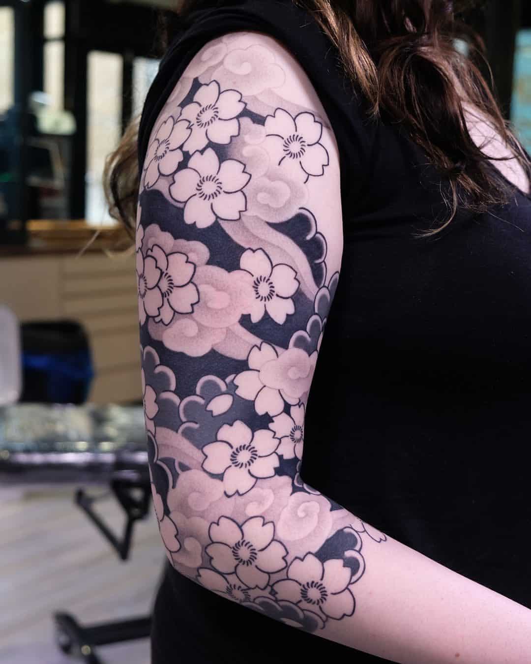 Cherry Blossom Tattoo Ideas 13