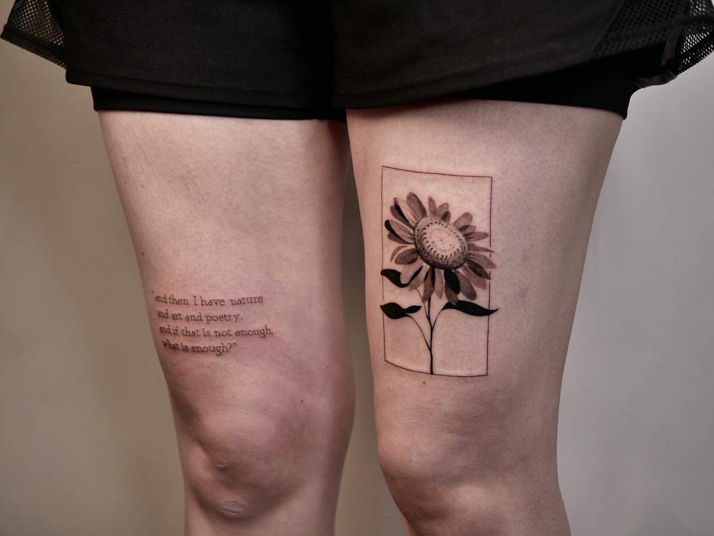 Sunflower Tattoo Ideas 5