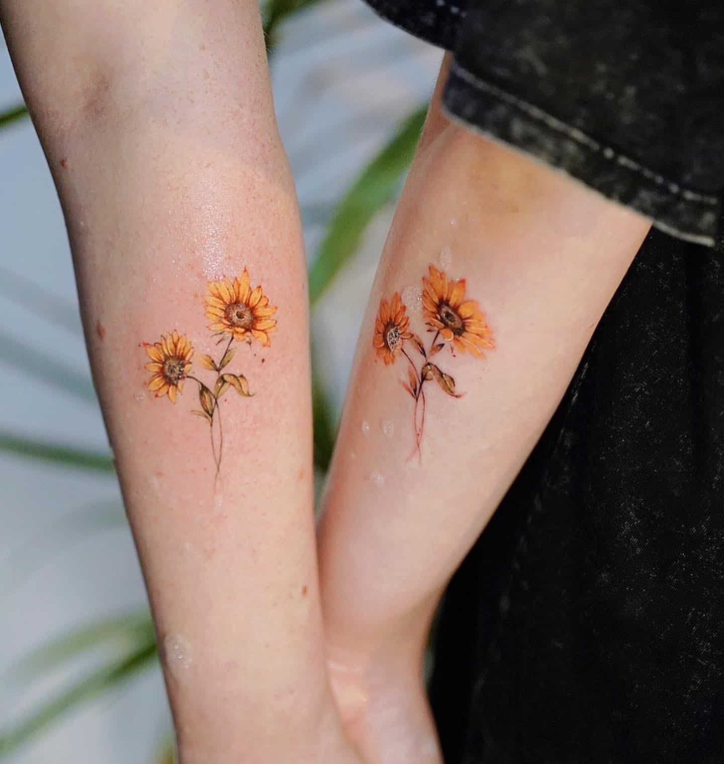Sunflower Tattoo Ideas 10