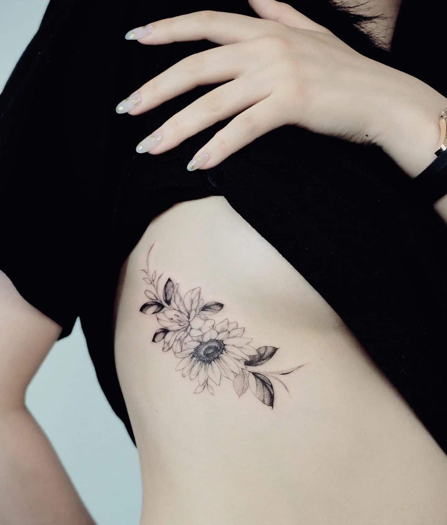 Sunflower Tattoo Ideas 18