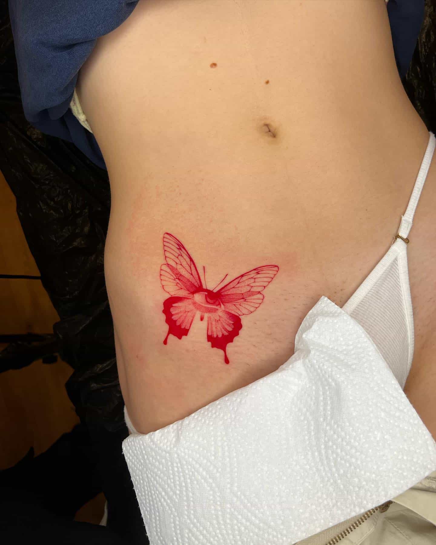Red Butterfly Tattoo Ideas 21