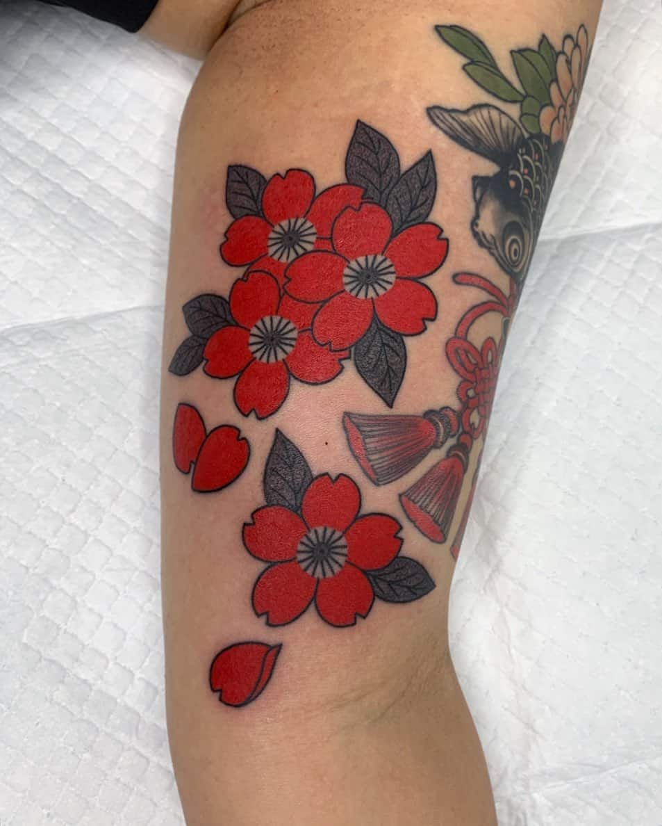 Cherry Blossom Tattoo Ideas 31
