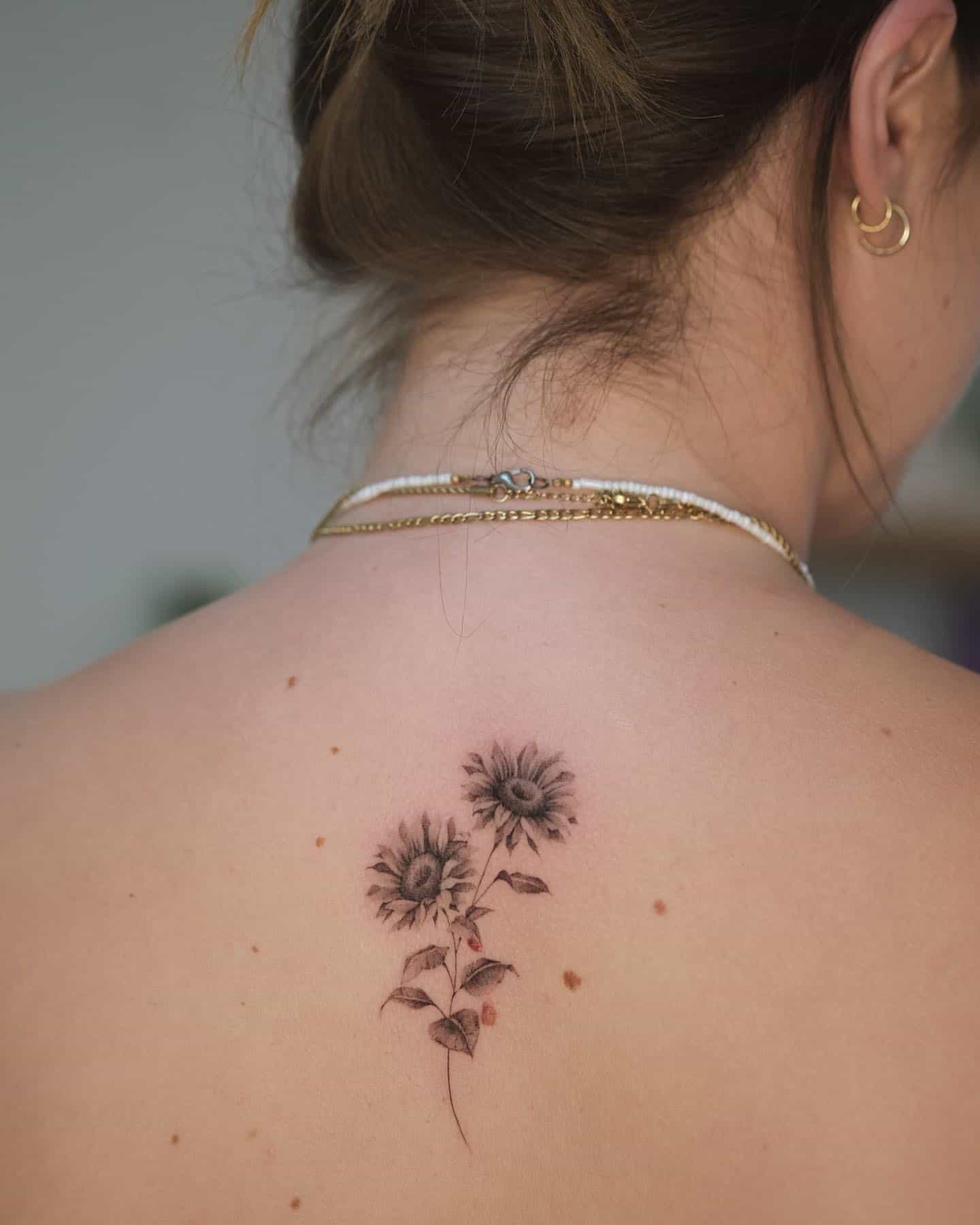Sunflower Tattoo Ideas 26