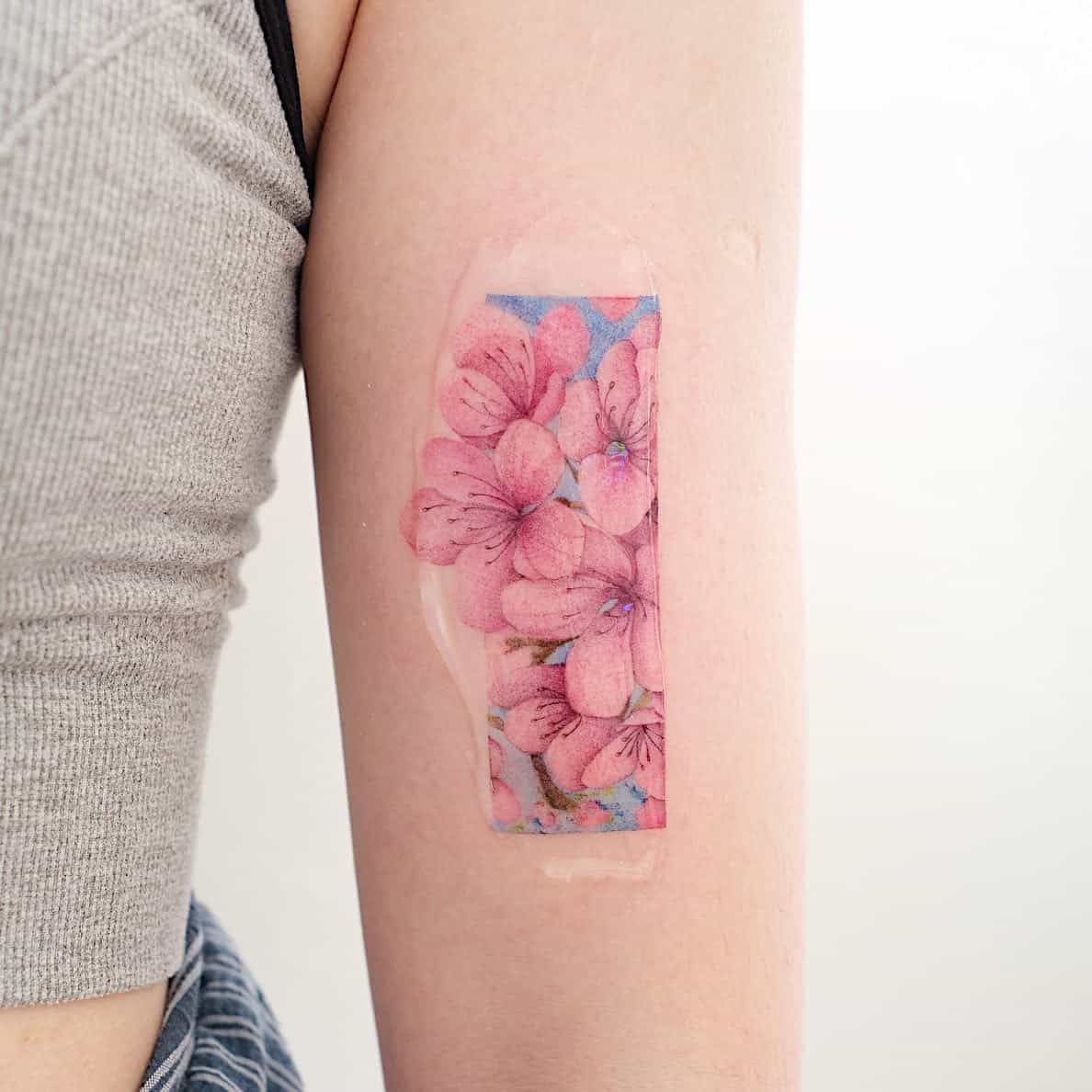 Cherry Blossom Tattoo Ideas 7
