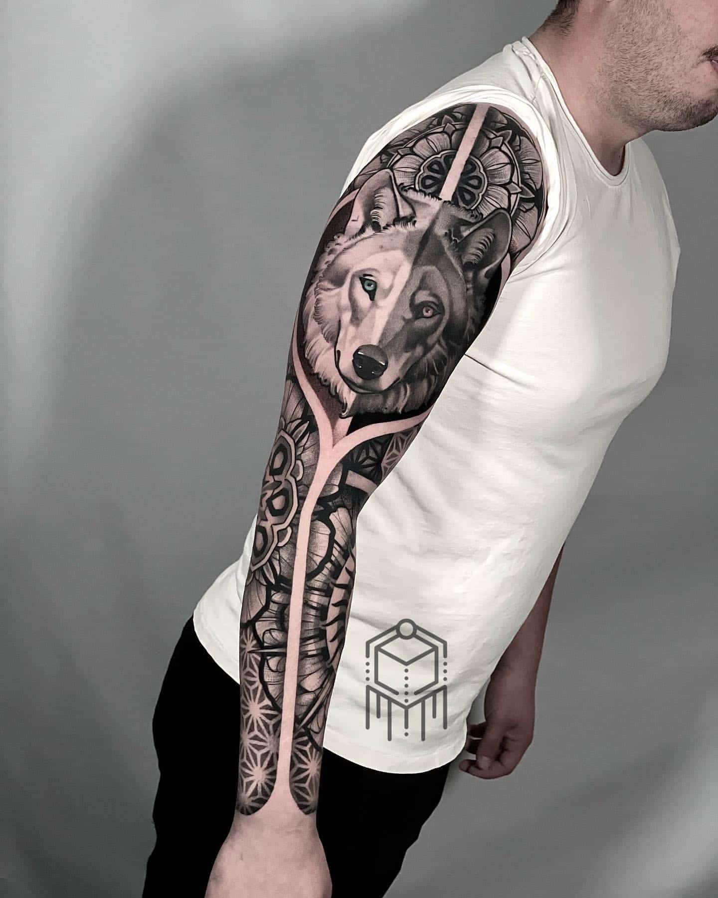 Wolf Tattoo Ideas 11