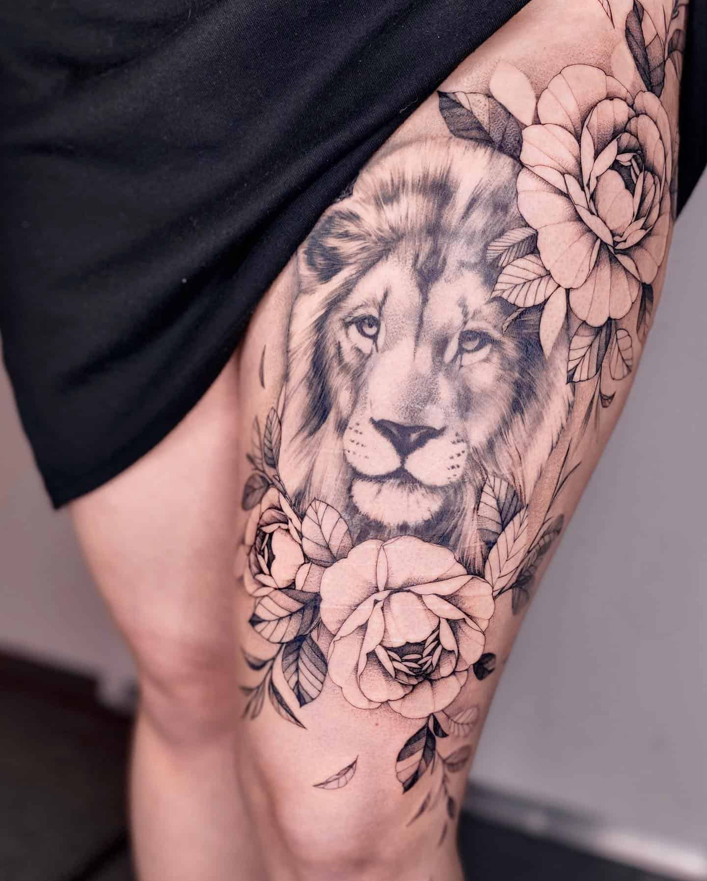 Lion Tattoo Ideas 30