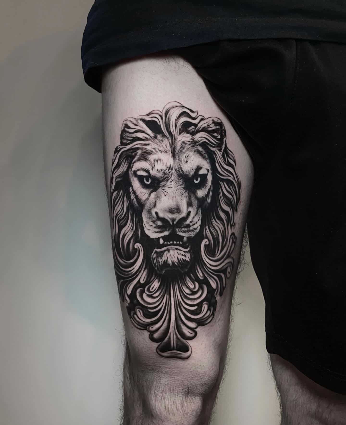  70 Lion Tattoos Meanings Designs and Ideas Powerful Lion Tattoos H   neartattoos