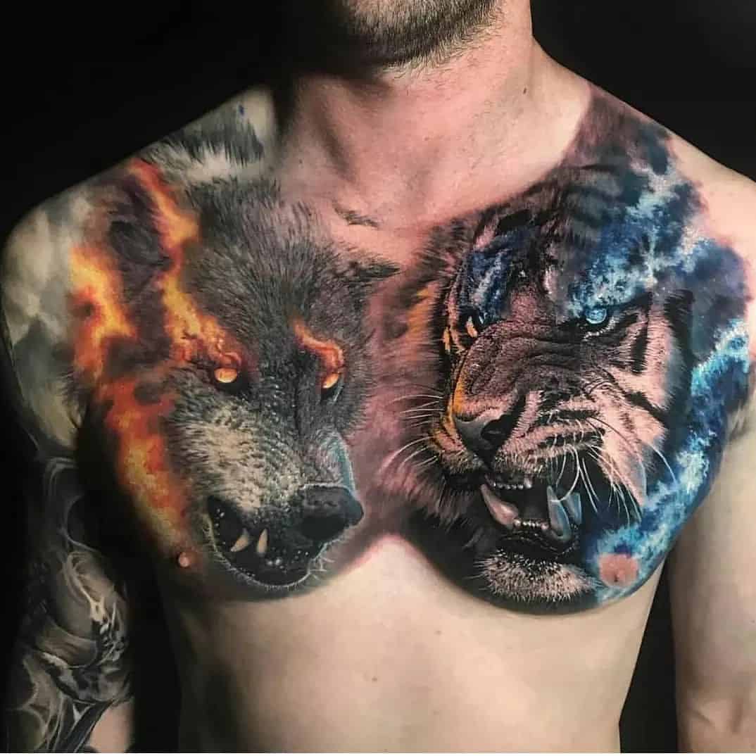 Wolf Tattoo Ideas 22