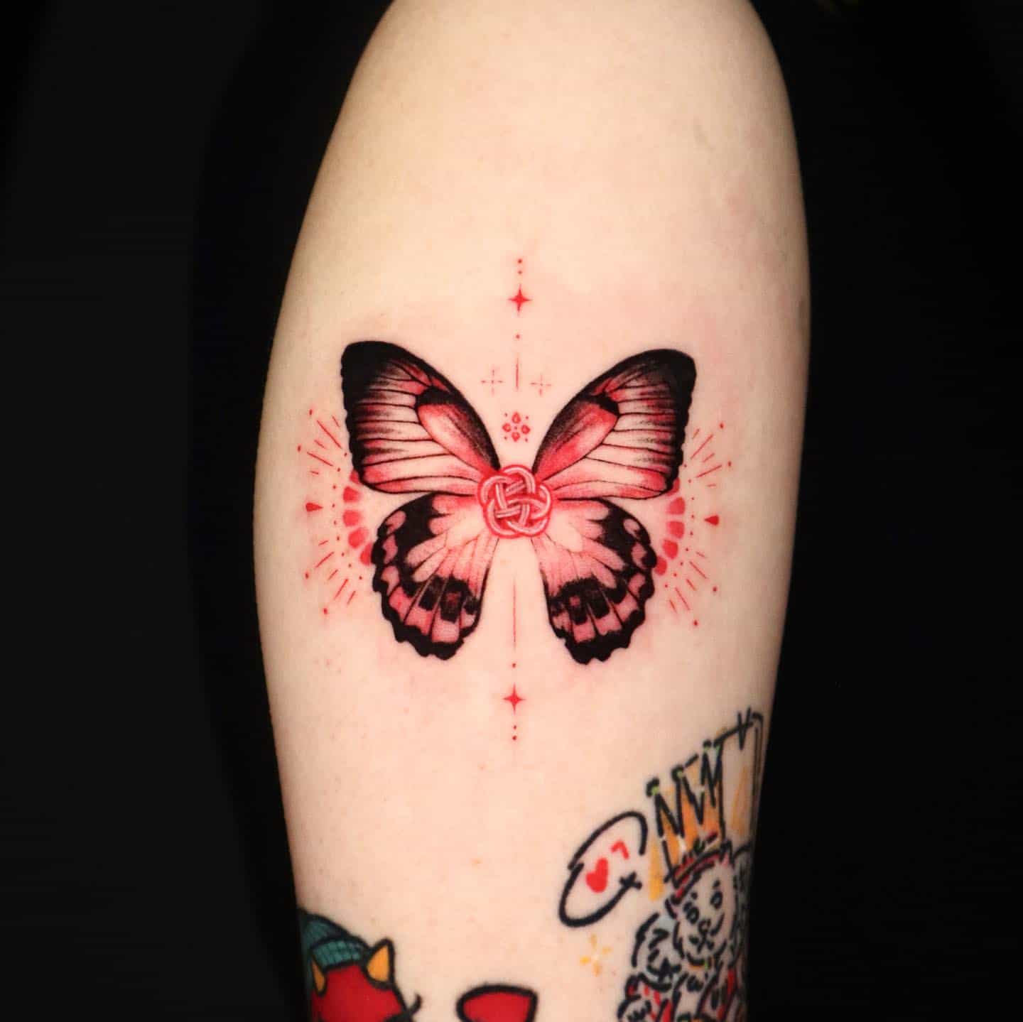 Red Butterfly Tattoo Ideas 6