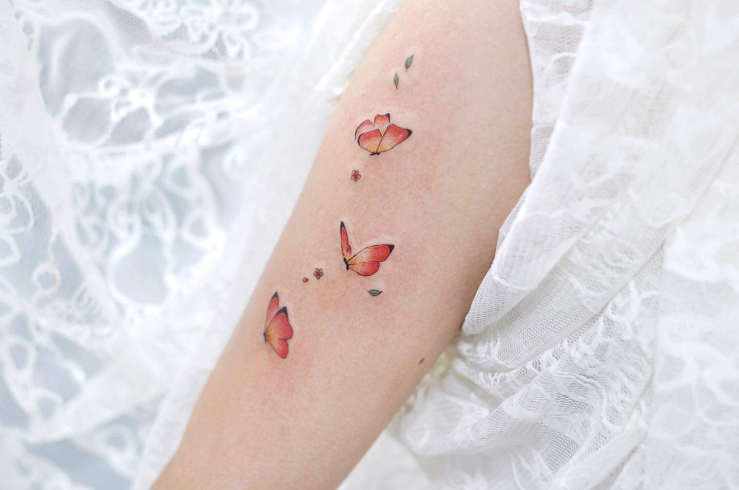 Red Butterfly Tattoo Ideas 26