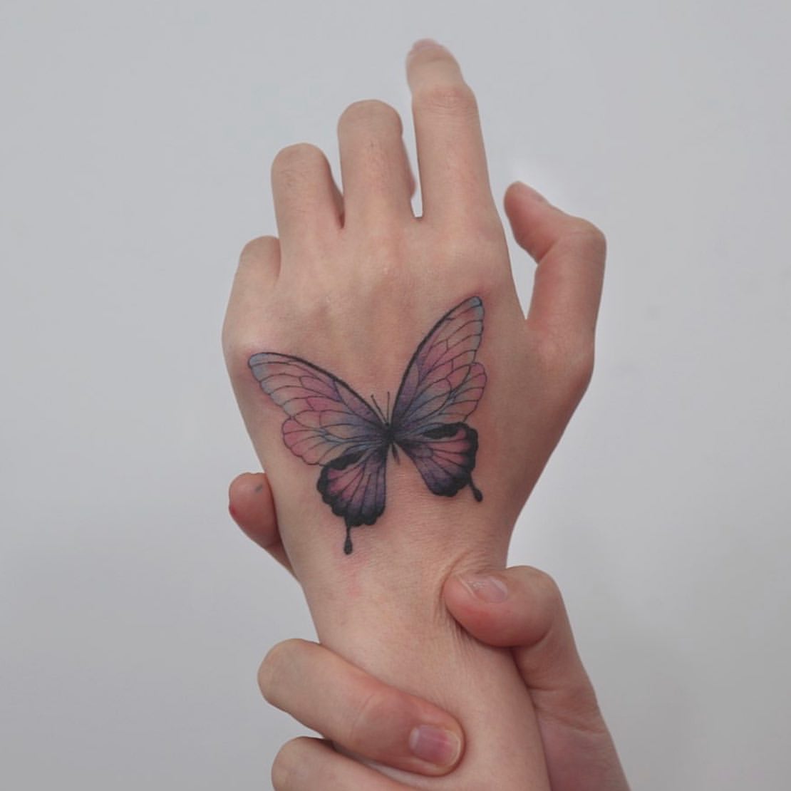 Butterfly Hand Tattoo Ideas 7