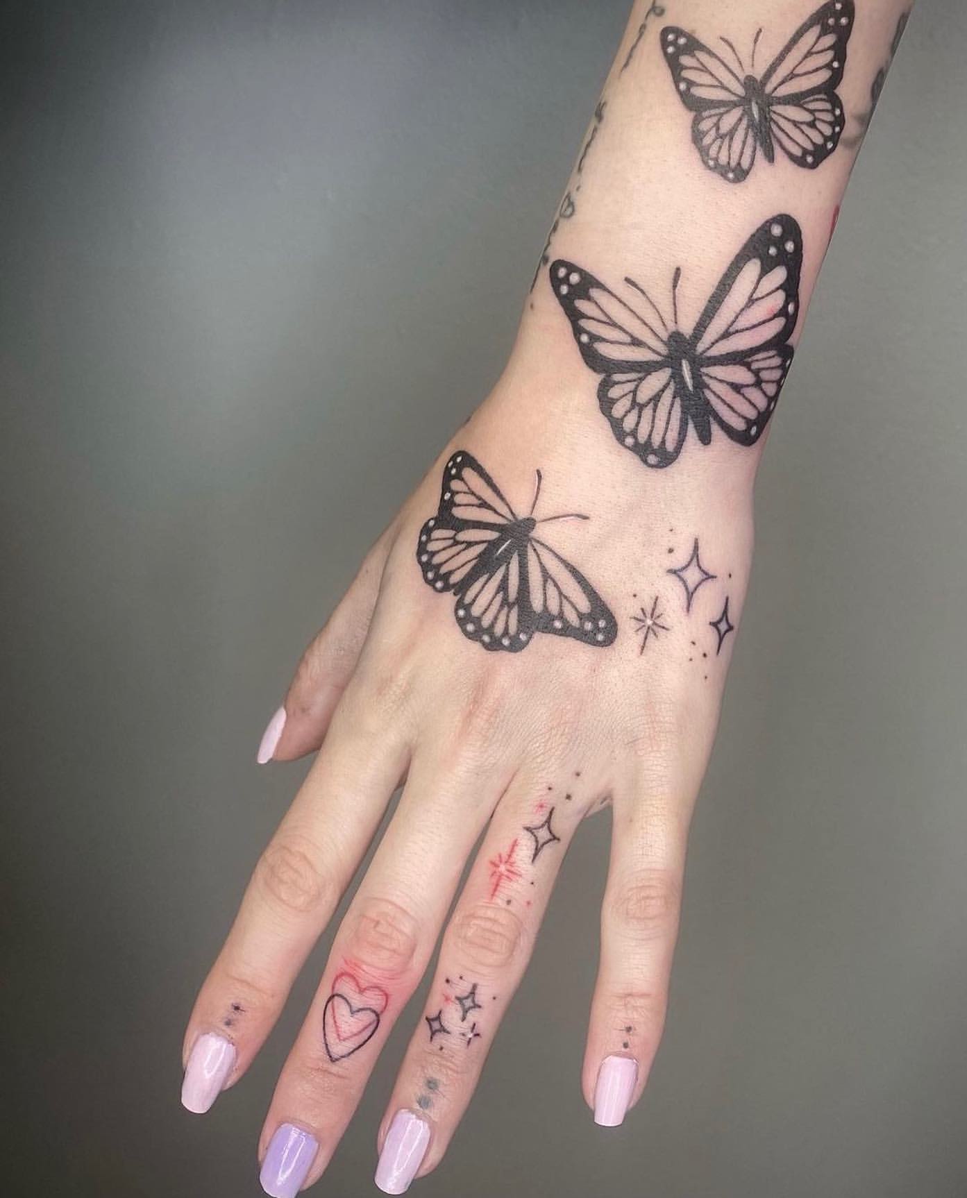 Butterfly Hand Tattoo Ideas 18