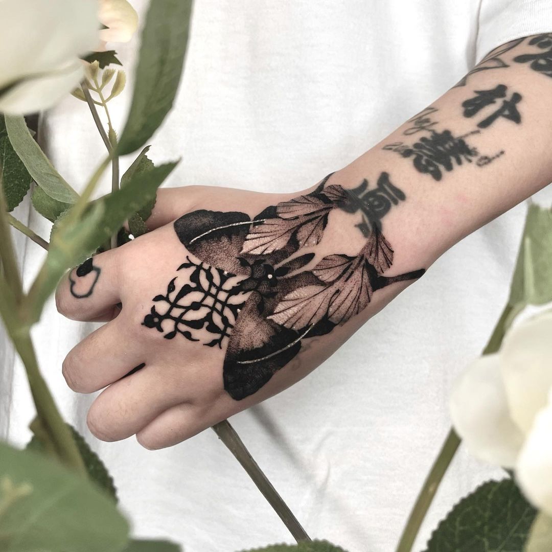 Butterfly Hand Tattoo Ideas 28