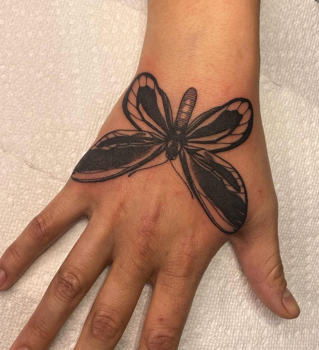 Butterfly Hand Tattoo Ideas 33