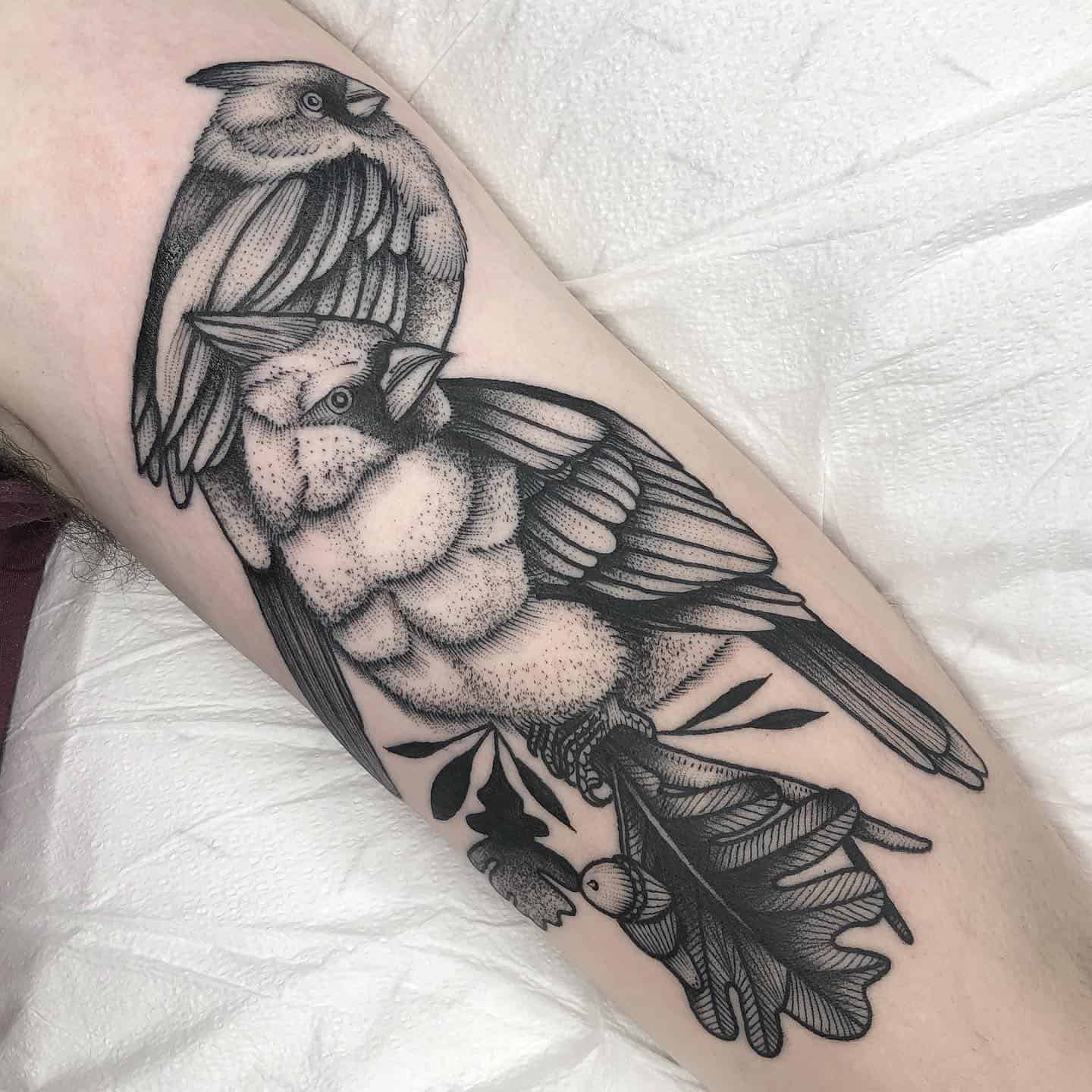 Cardinal Bird Tattoos 4