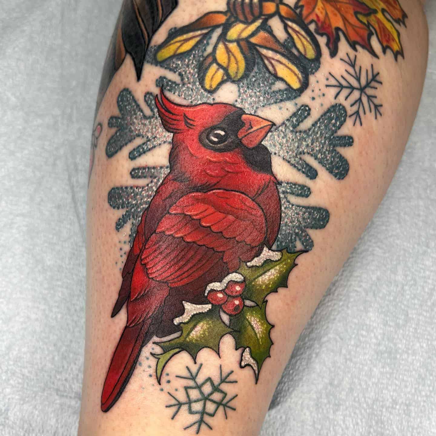 Cardinal Bird Tattoos 51