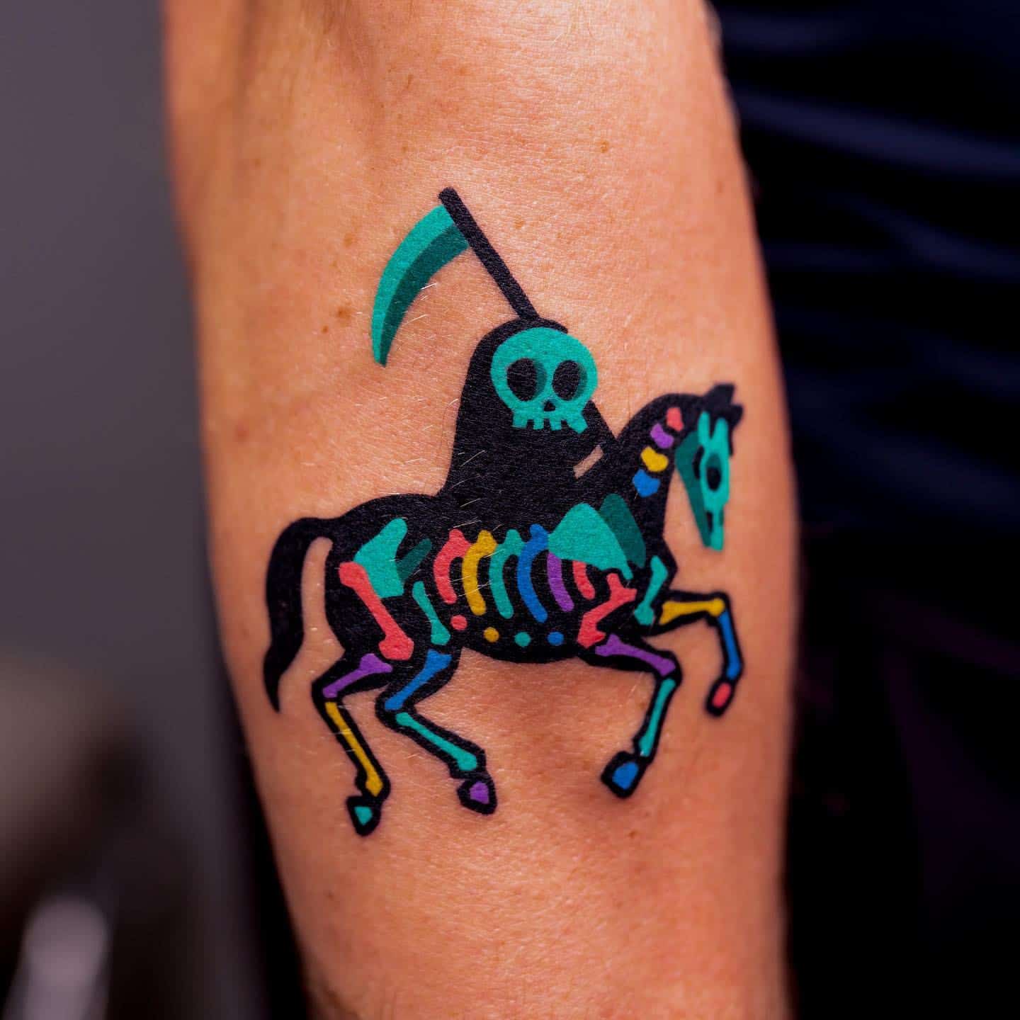 Bull Skull Tattoo Ideas 39