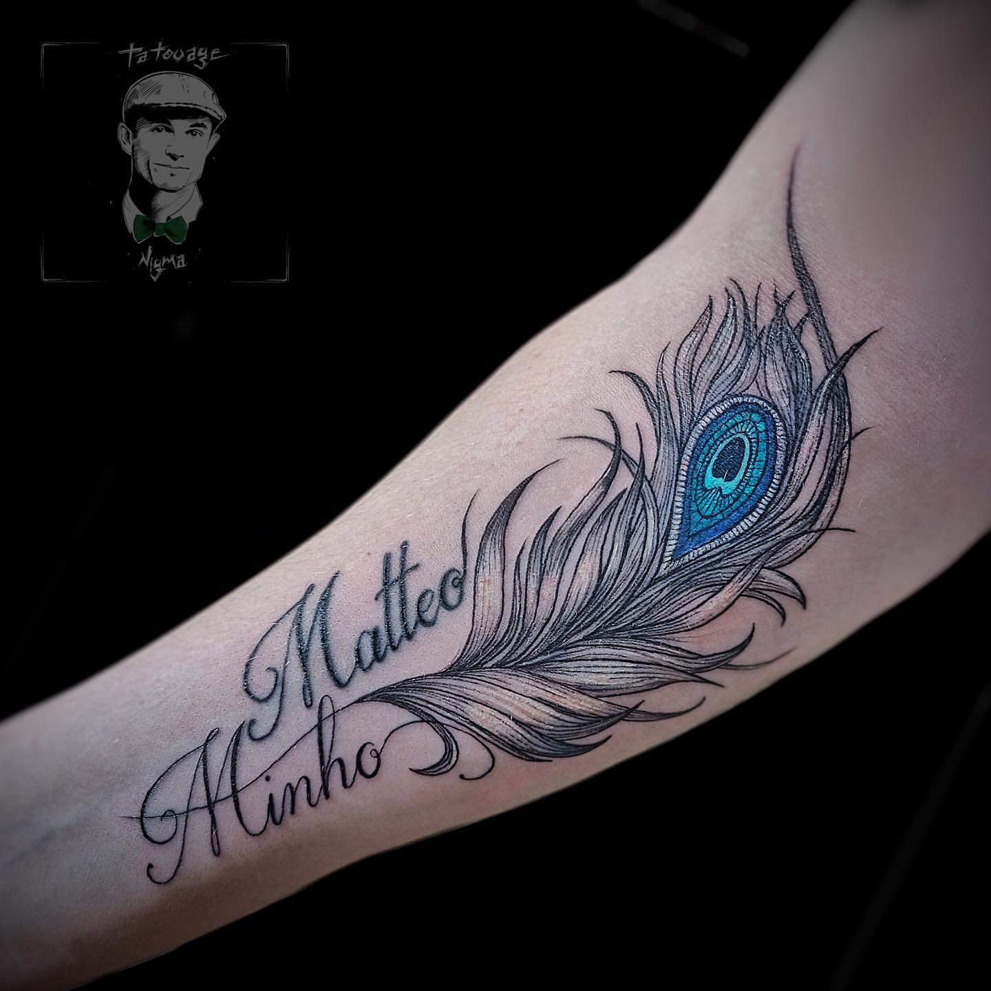 Peacock Feather Tattoo 10