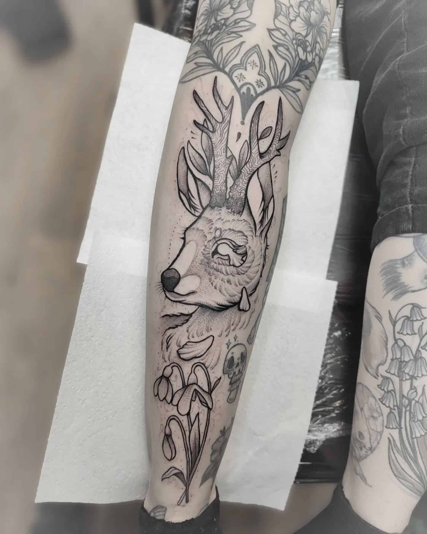 Deer Tattoo Ideas 17