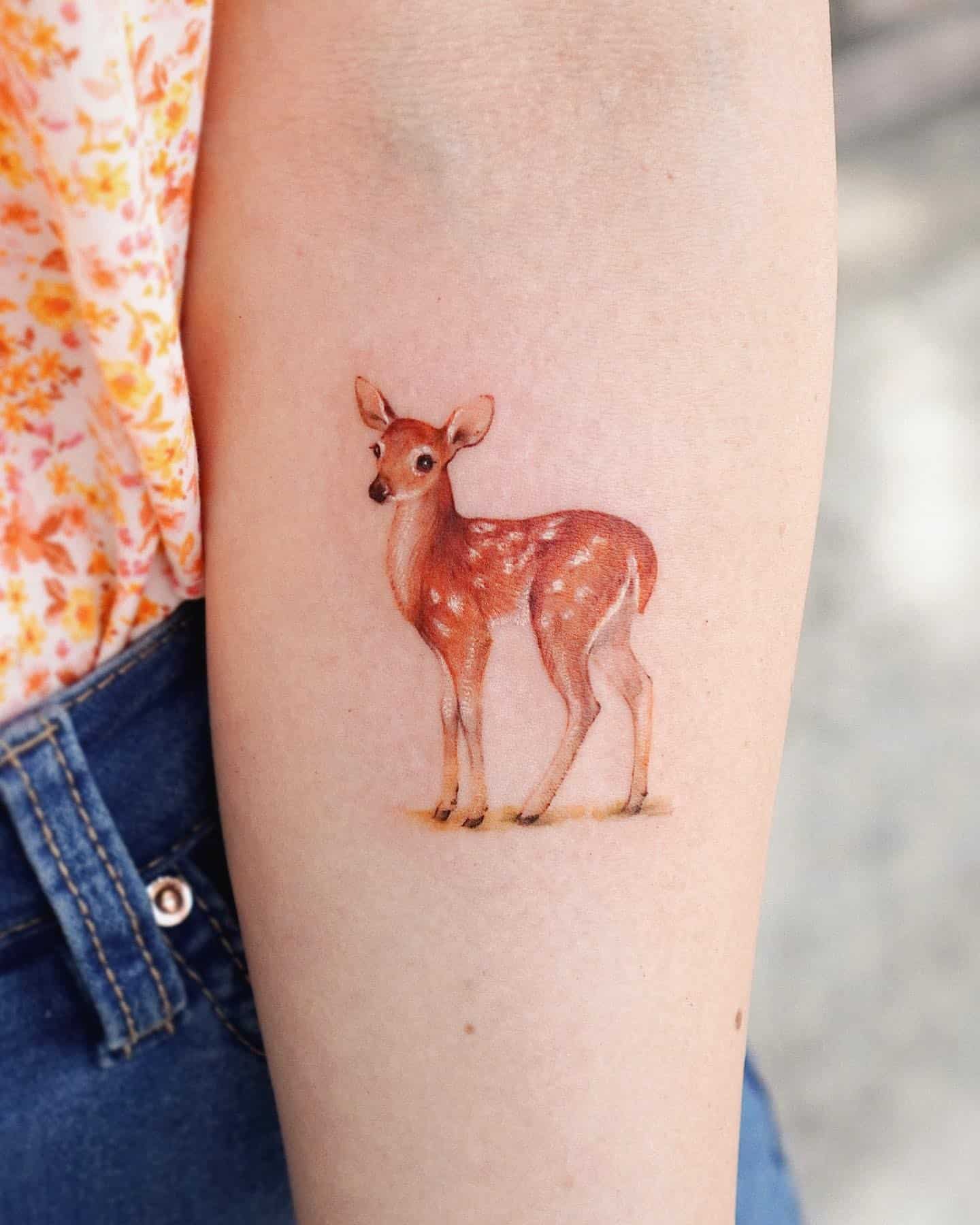 Deer Tattoo Ideas 32