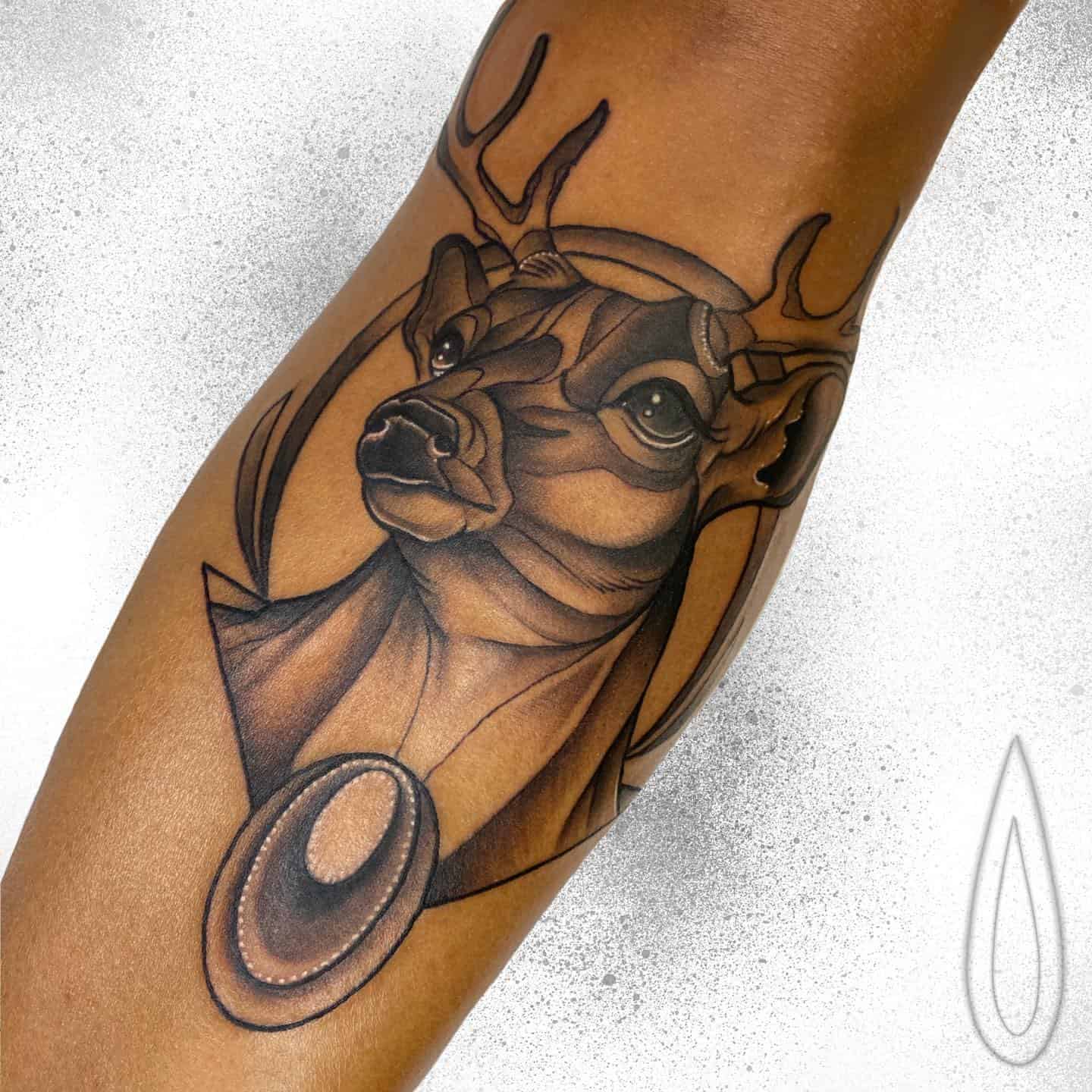 Deer Tattoo Ideas 34