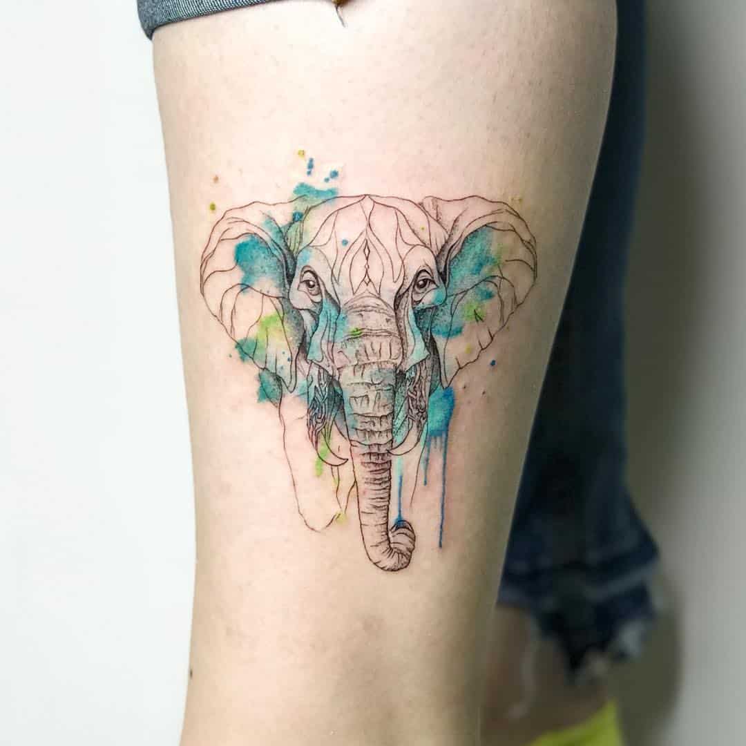 Elephant Tattoo Ideas 3