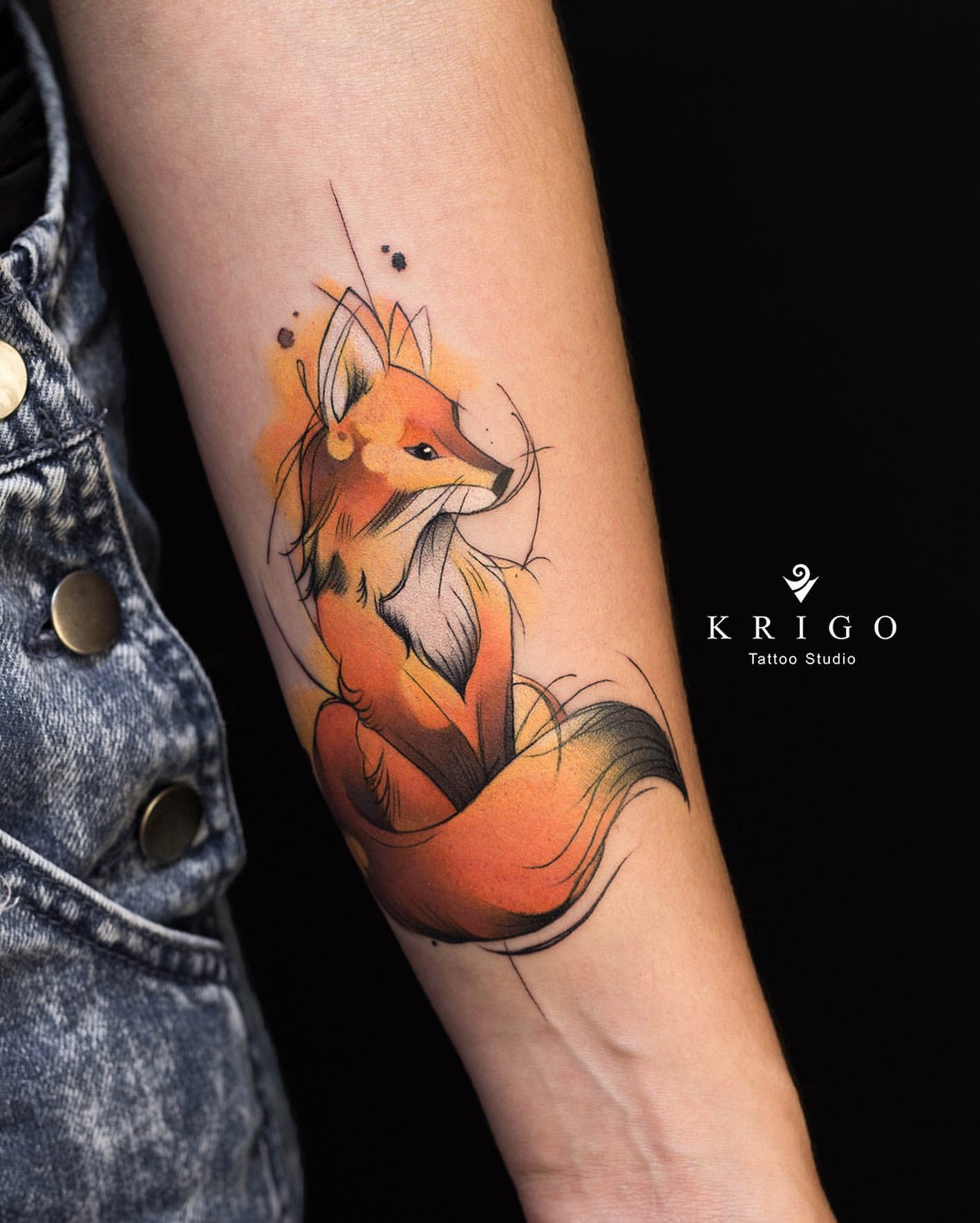 Fox Tattoo Ideas 3