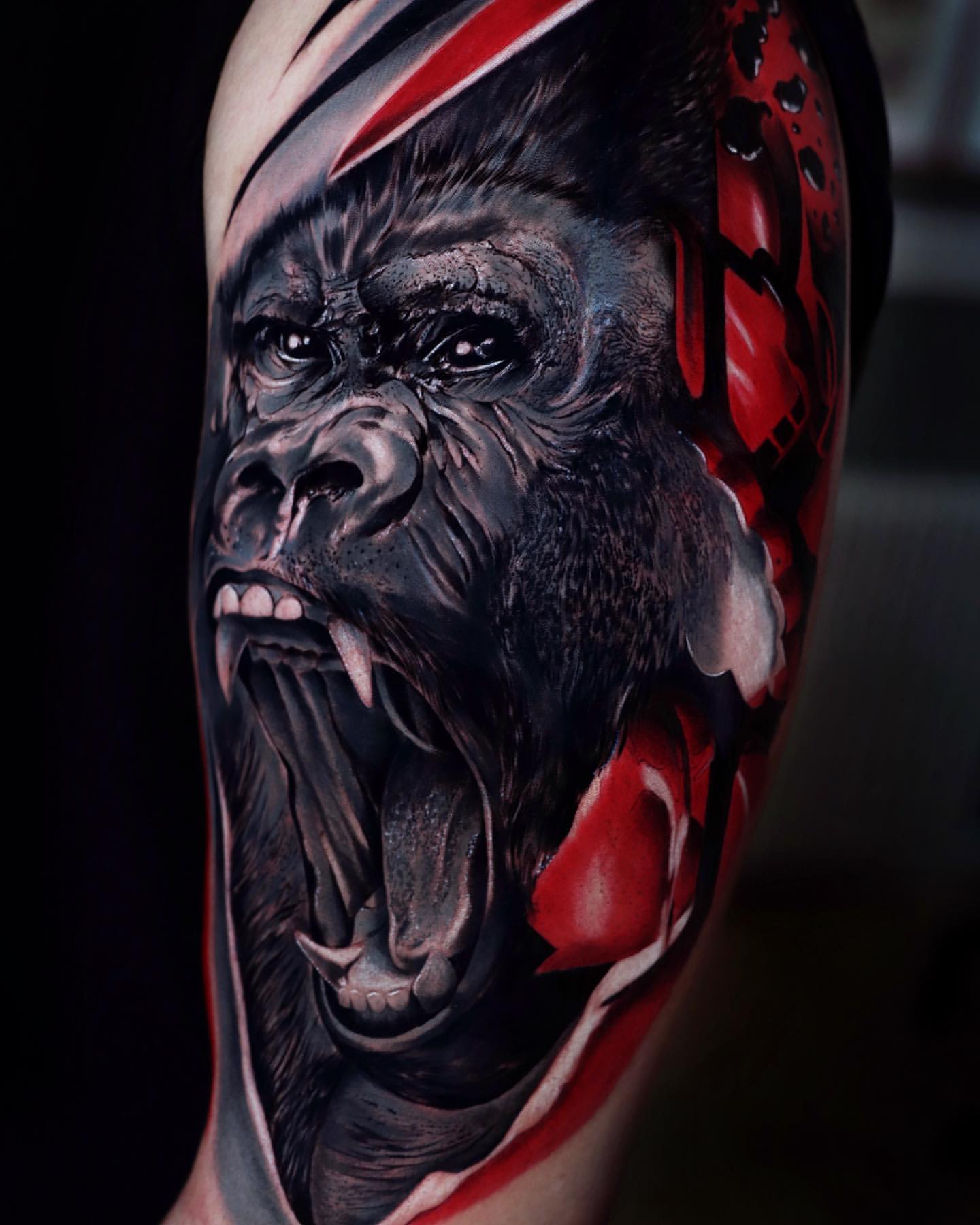 Gorilla Tattoo Ideas 7