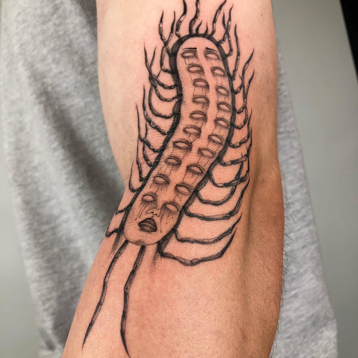 Centipede Tattoo Ideas 6