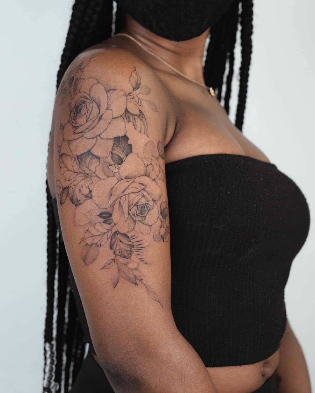 Black Skin Tattoo Ideas 10