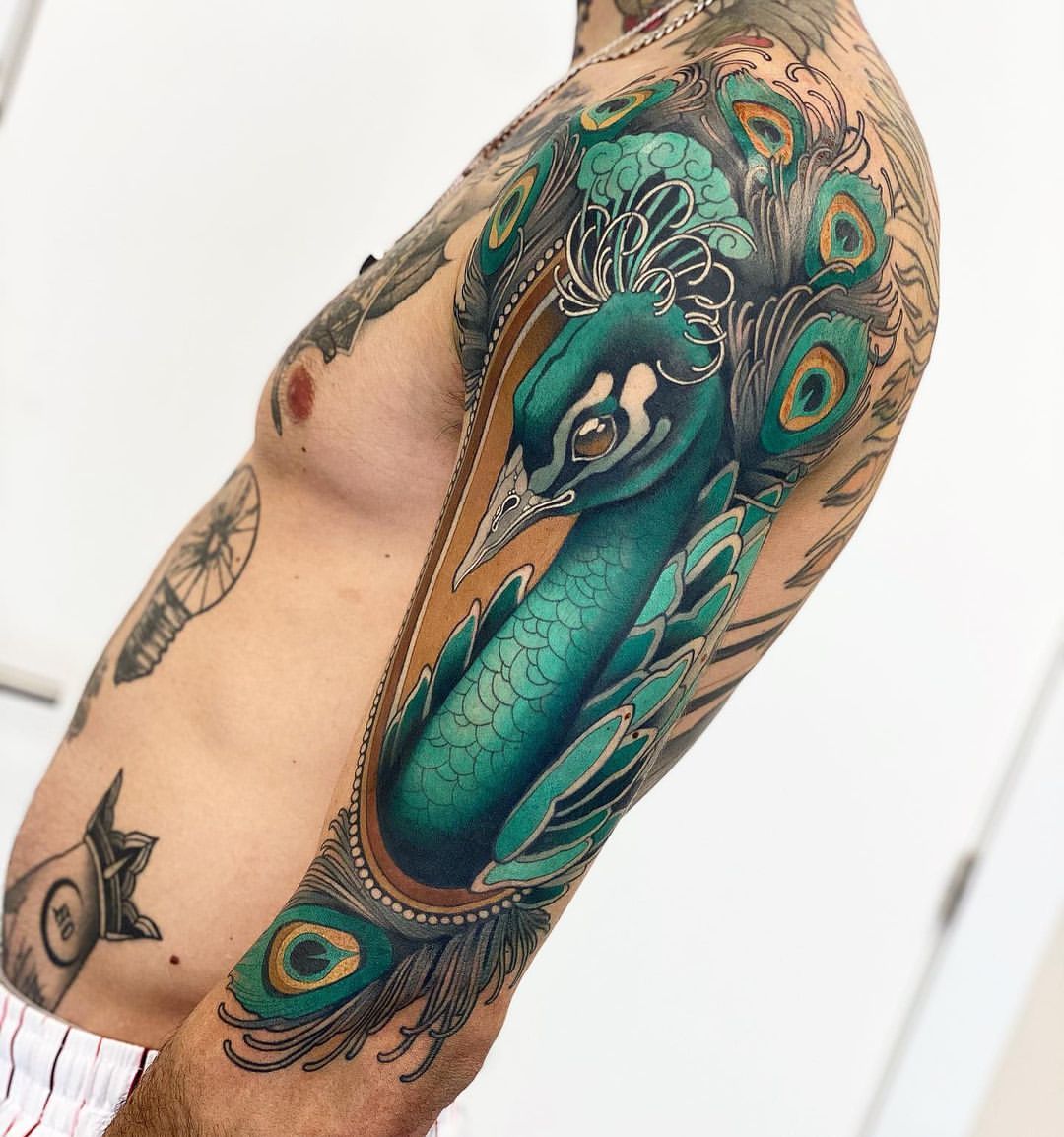 Peacock Tattoo Ideas 7