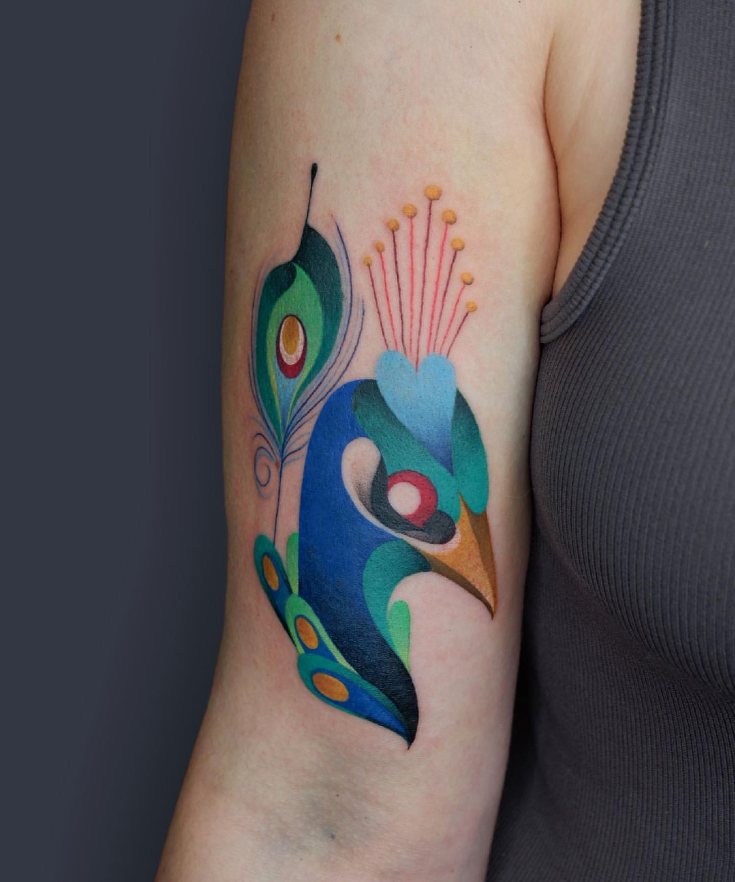 Peacock Tattoo Ideas 17