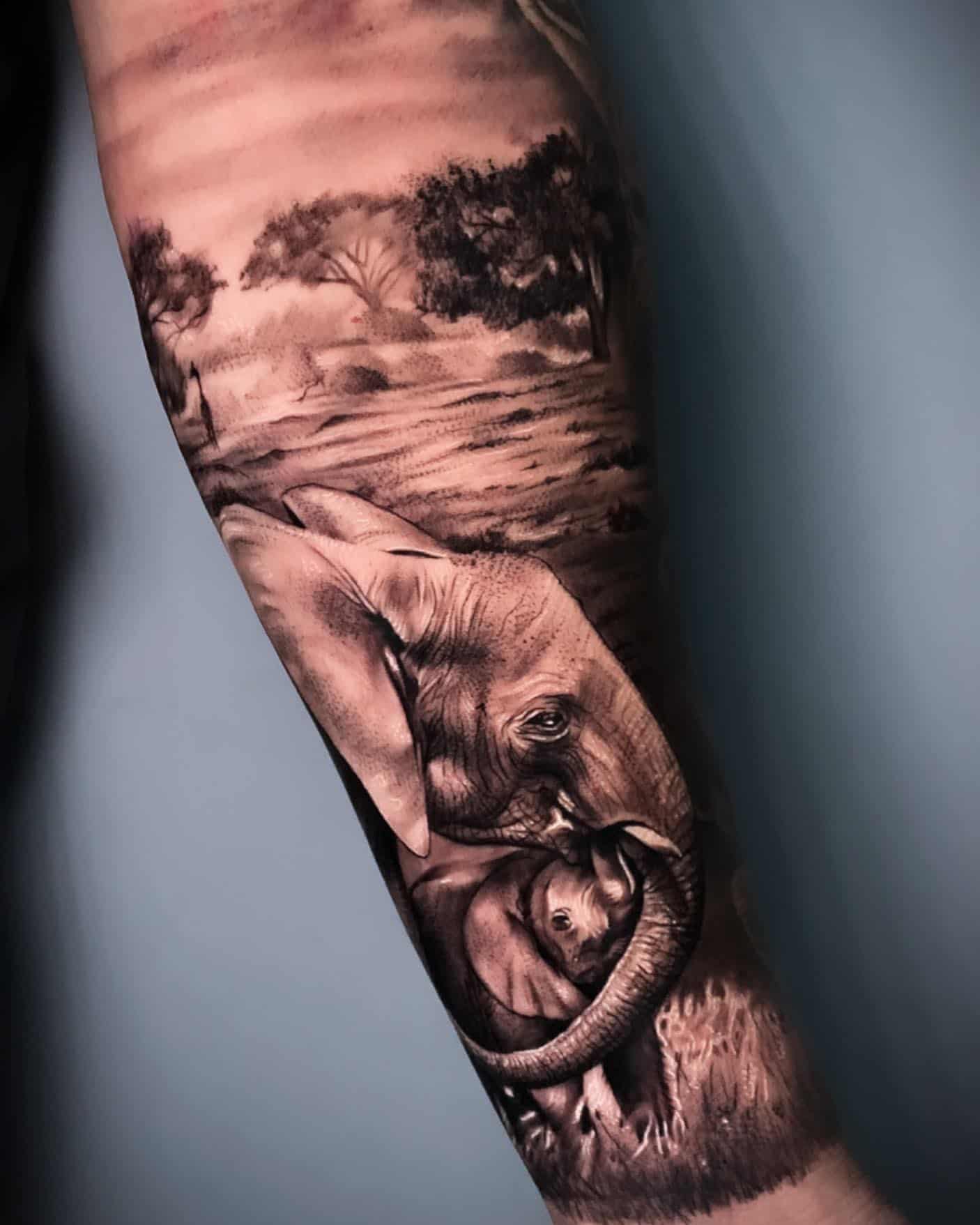 Elephant Tattoo Ideas 15