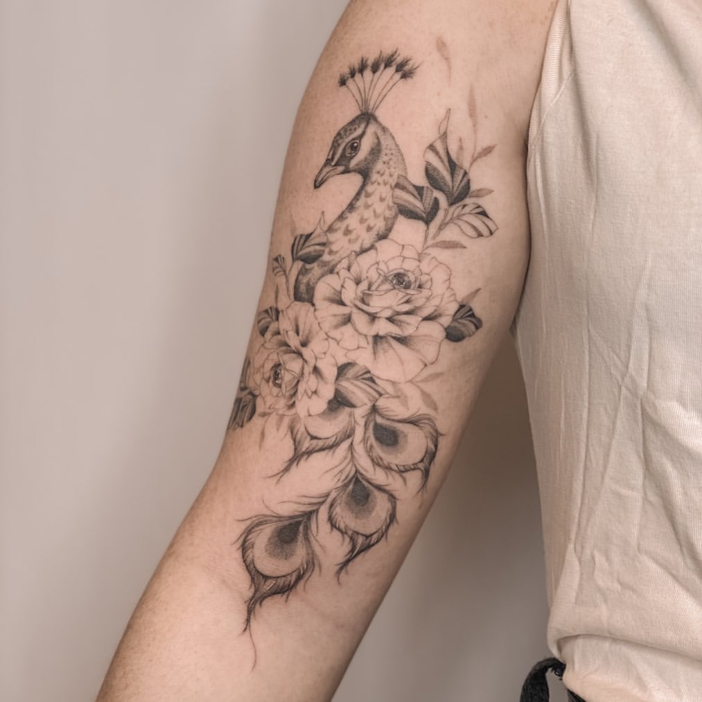 Peacock Tattoo Ideas 16