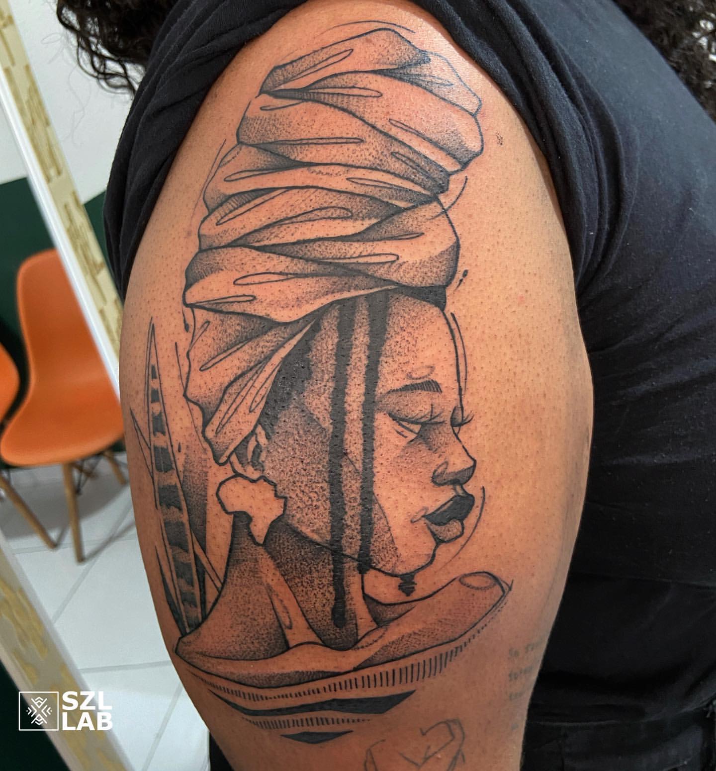Black Skin Tattoo Ideas 20