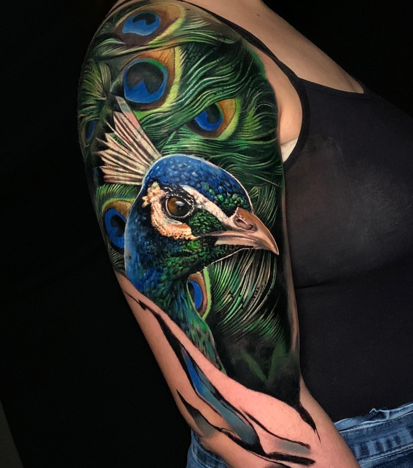 Peacock Tattoo Ideas 21