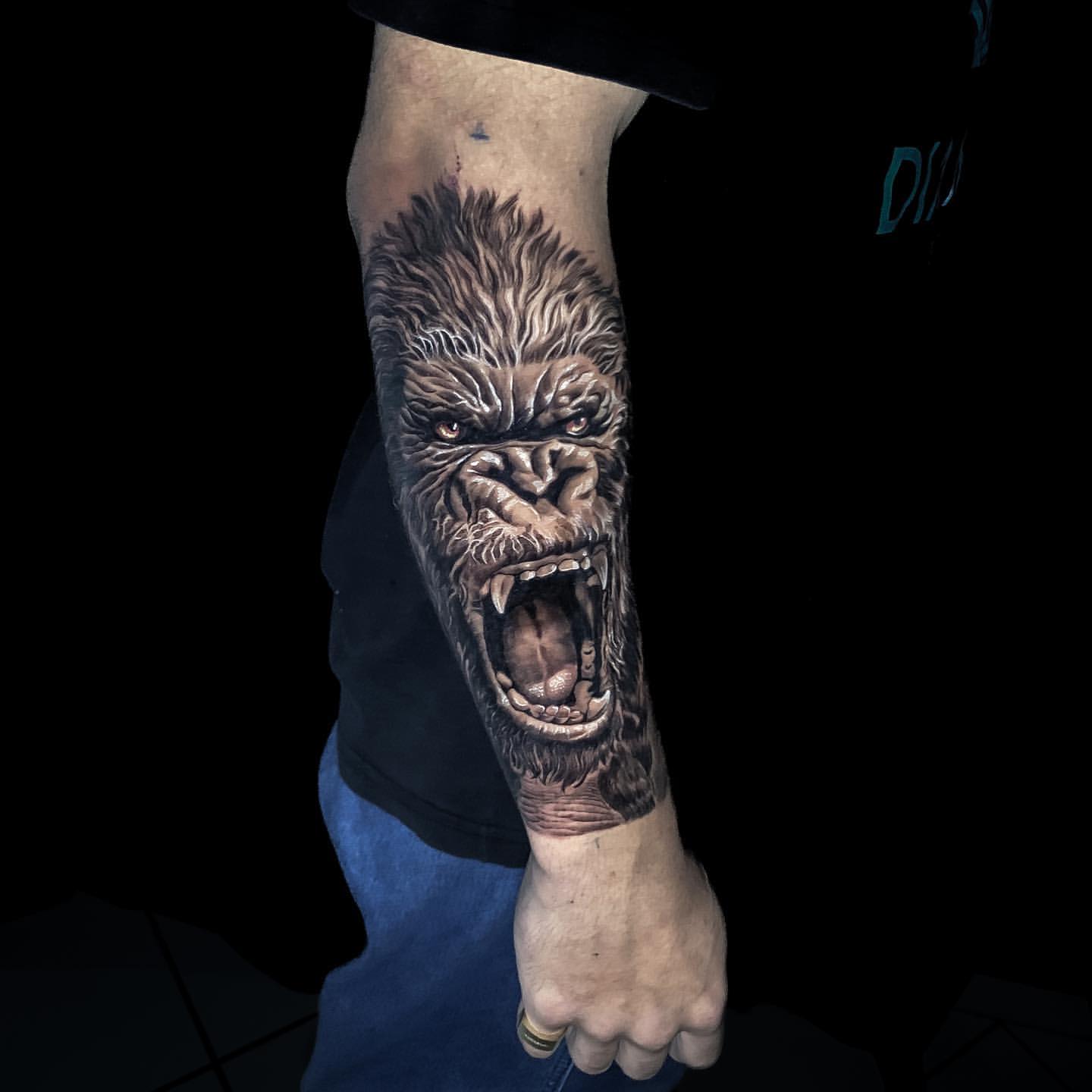 Gorilla Tattoo Ideas 15